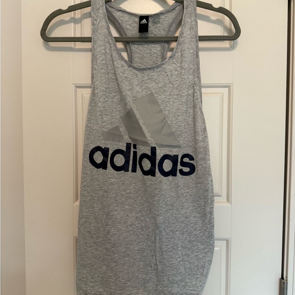 Adidas Women's Heather Gray Tank Top